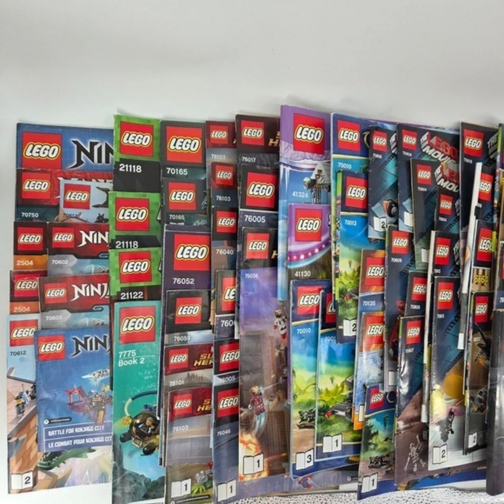 Lego Instruction Manual Only 60+ Plus Lot Ninjago Minecraft Heroes 21309 76042
